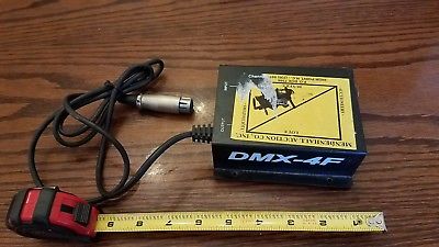 DMX-4F FOG MACHINE control BOX dip switch programmable