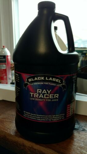 Black Label Ray Tracer Low Density Fog Juice  1 Gallon Free Shipping 1405-10164
