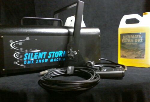 Silent Storm DMX Snow Machine w/fluid