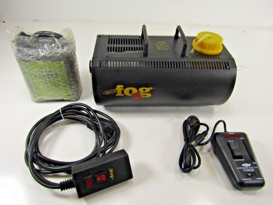 Lite F/X Fog F/X Machine Model 1741 With Activation Switch Remote Control Juice