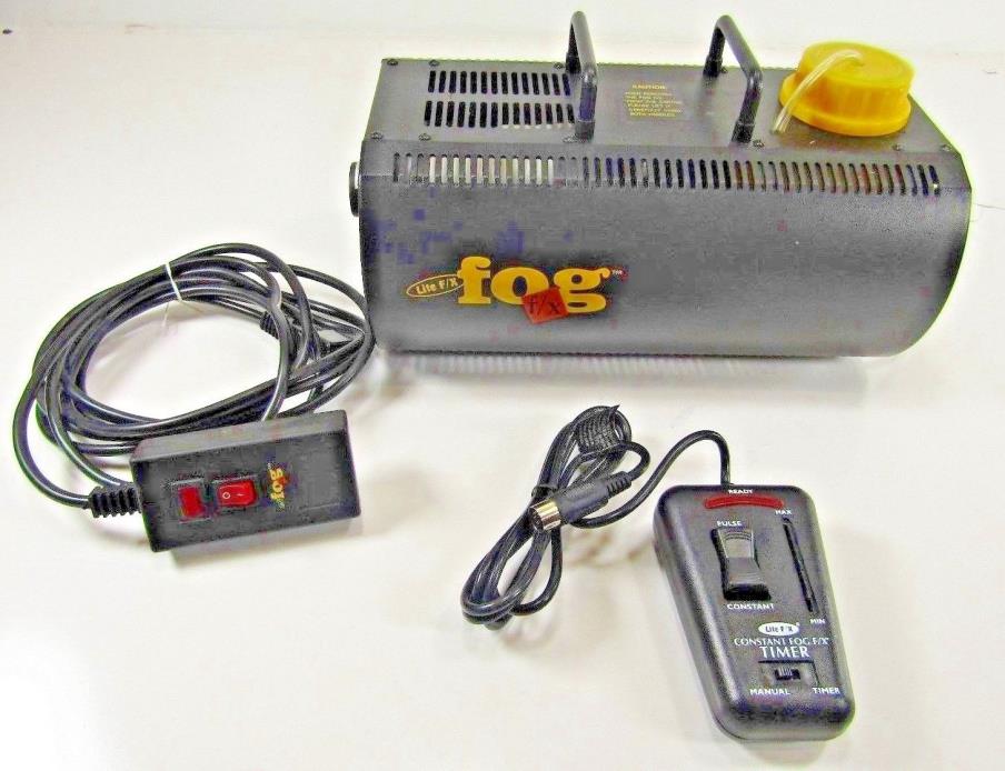 Lite F/X Fog F/X Machine Model 1741 With Activation Switch And Remote Control