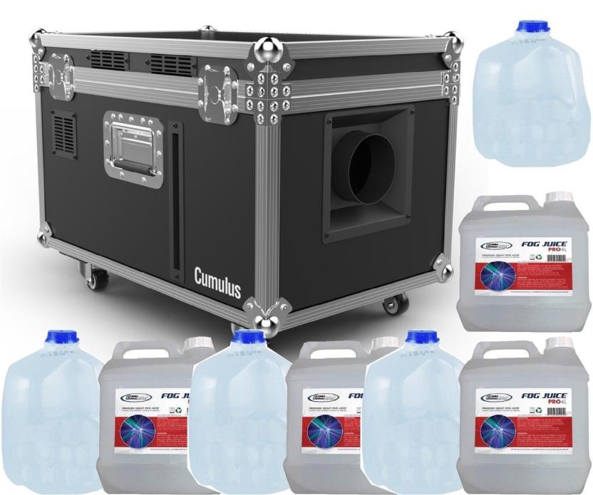 Chauvet DJ Cumulus Low-Lying Fog machine w/ fog fluid & distilled water