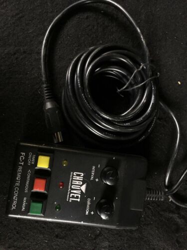 CHAUVET DJ FC-T Wired Vertical Fog Machine Timer Remote Control. Sl