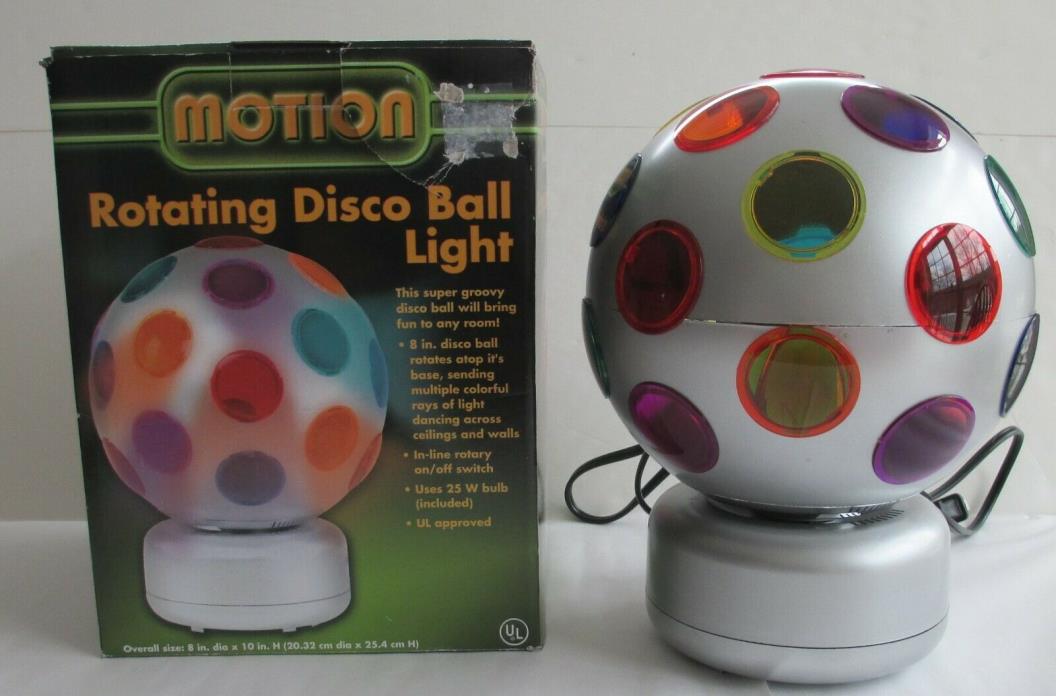 Motion Rotating Disco Ball Multi Color Light 8