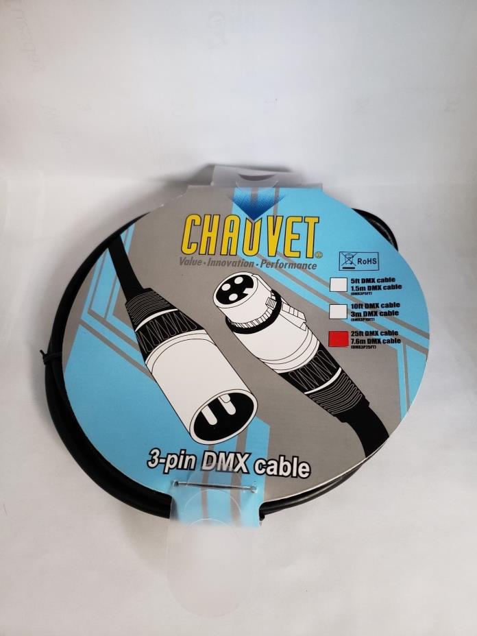 Chauvet 3-Pin DMX Cable (25 FT)