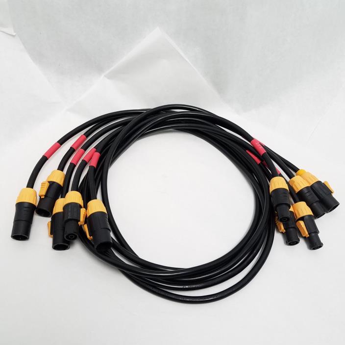 Chauvet 5FT Seetronic Powerkon IP65 Extension Power Cord - Pack of 5