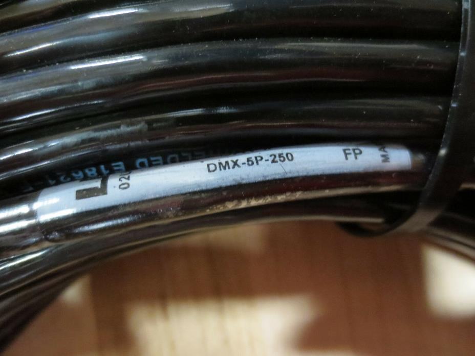 Lex Products DMX-5P-250 250 FT 5 Pin XLR DMX Cable New