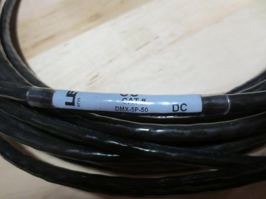 Lex Products DMX-5P-50 50 FT 5 Pin XLR DMX Cable New