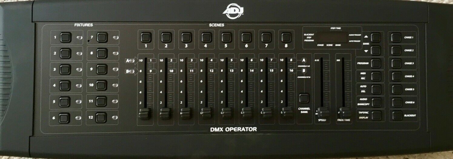American DJ ADJ DMX Operator 192-Channel MIDI Lighting Fixture Controller