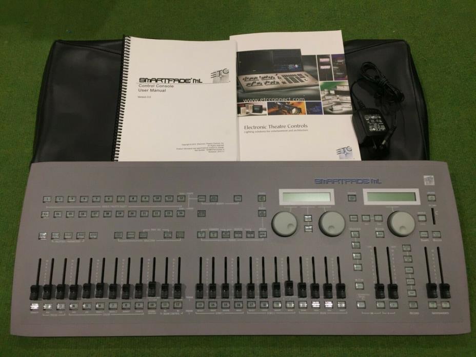 ETC Smartfade ML DMX Lighting Console With Cover, Manual and CD