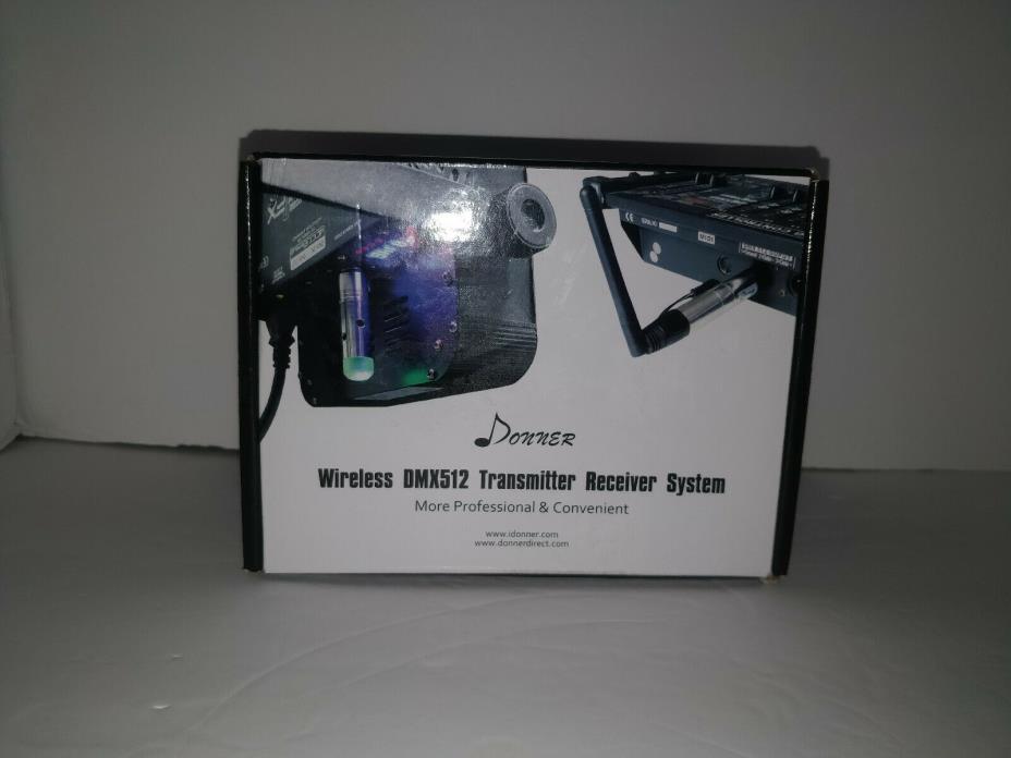 8pcs Donner DMX512 Wireless system 7 Receivers 1 Transmitter