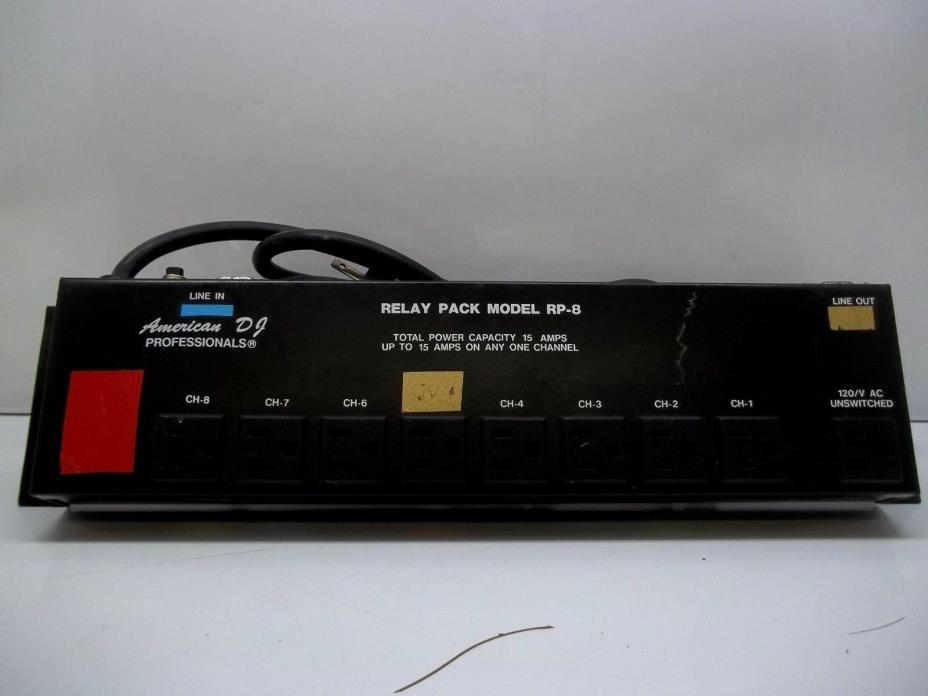 Relay Pack Model RP-8 American DJ Proffessionals