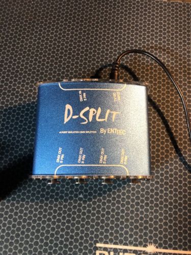 ENTTEC D-Split 70575 DMX Splitter Optical Isolator Controller 4 Outputs 5 Pin