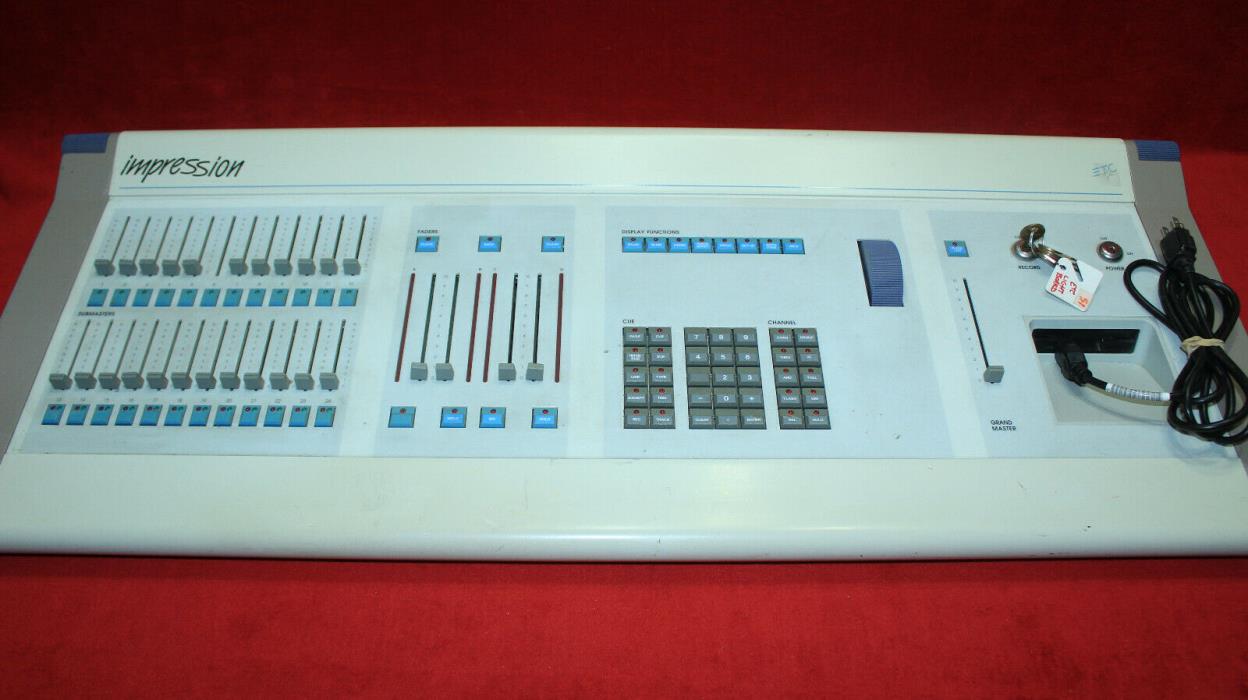 GORGEOUS ETC IMPRESSION Lighting Console Theater Controls Light Board with Keys