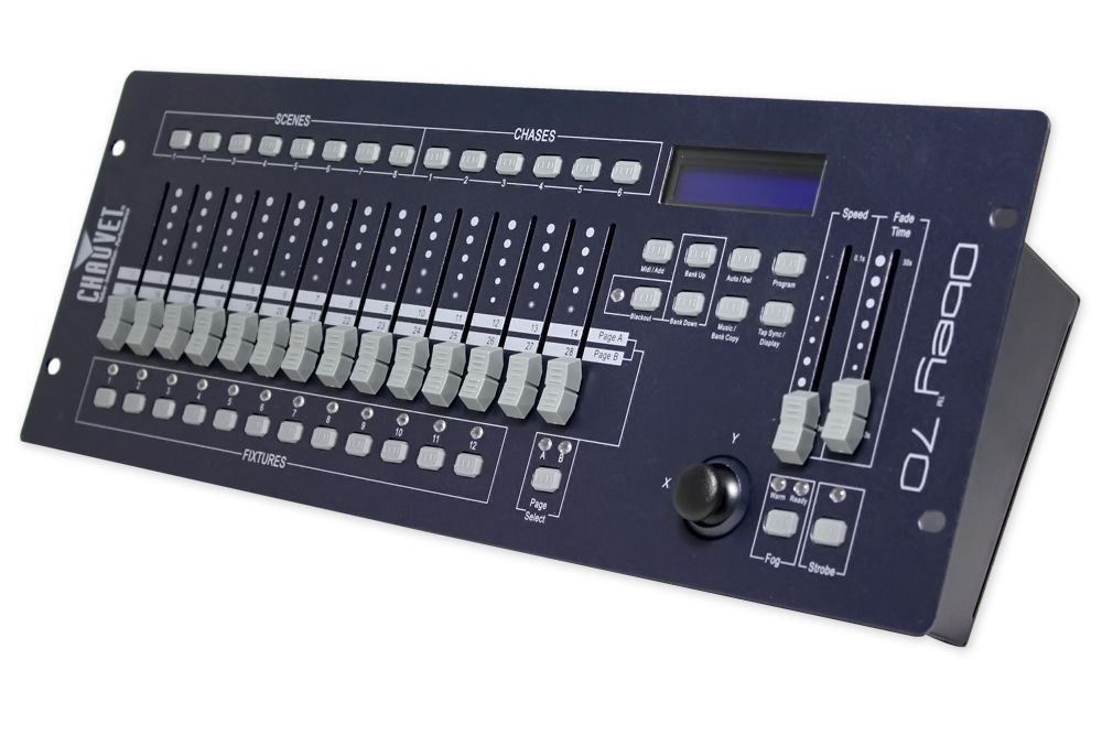 Chauvet OBEY 70 Universal RGB DMX-512 lighting strobes effects scene Controller