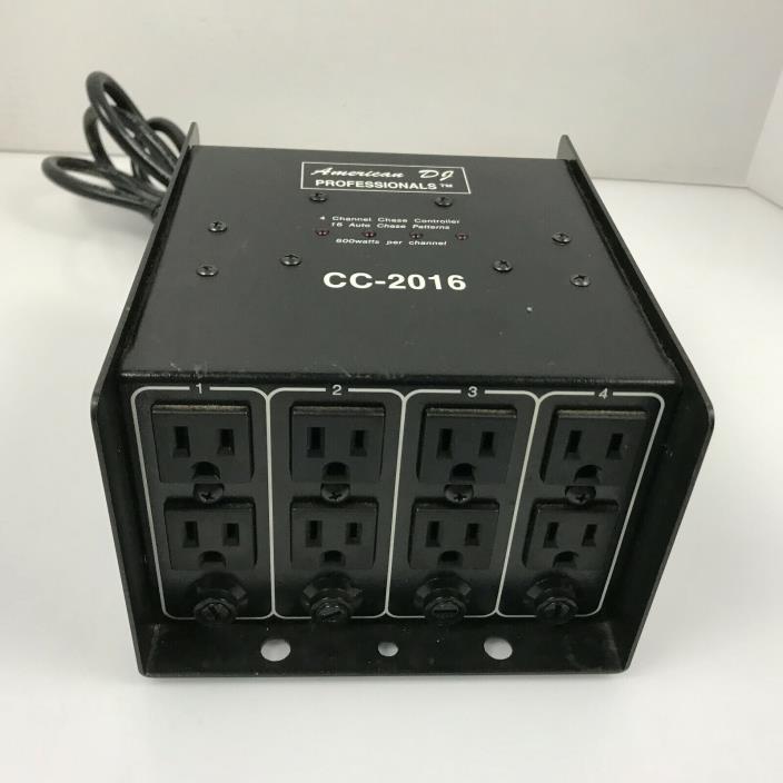 USED AMERICAN DJ PRO EATON CC-2016 CHASE CONTROLLER 600 WATTS/CHANNEL 3.D5