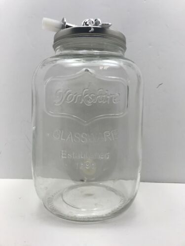 Glass Beverage Dispenser Jar