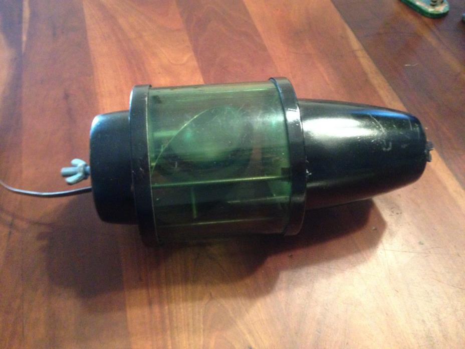 Vintage Beacon Ray brand beacon light (Green) DJ
