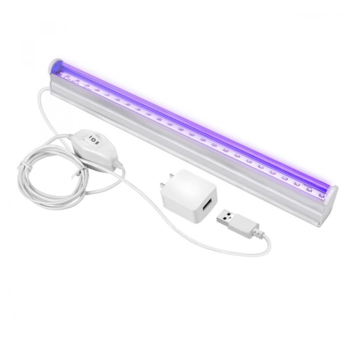 UV LED Black Light Fixtures, Leciel 6W Portable Blacklight Lamp for UV Poster, U