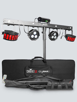 Chauvet Gigbar 2 4 in 1 FX lights pars Laser Strobe Bag, Stand and remote New