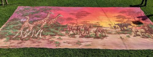 Africa Animal scene Canvas Theatre Backdrop 17 ft x 35 ft