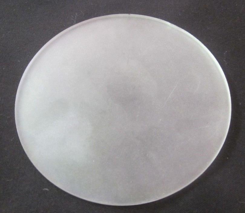 1 Satin Pyrex Etched Glass Theater Stage Light Gel Flat Diffuser Lens 4-5/16