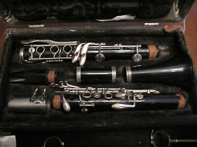 Vtg BUNDY Bb CLARINET Resonite USA Selmer Co with Hard Case