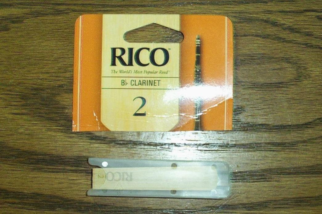 RICO BRAND CLARINET REED #2 NEW OUT OF ORIGINAL PKG