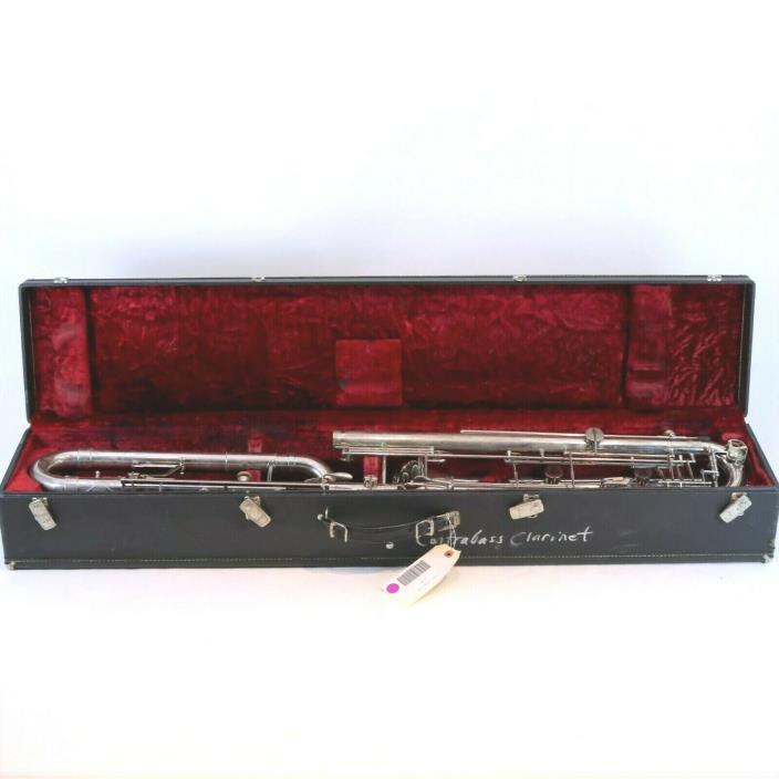 Leblanc Paperclip Contrabass Clarinet SN 1202 with RANGE TO LOW C!