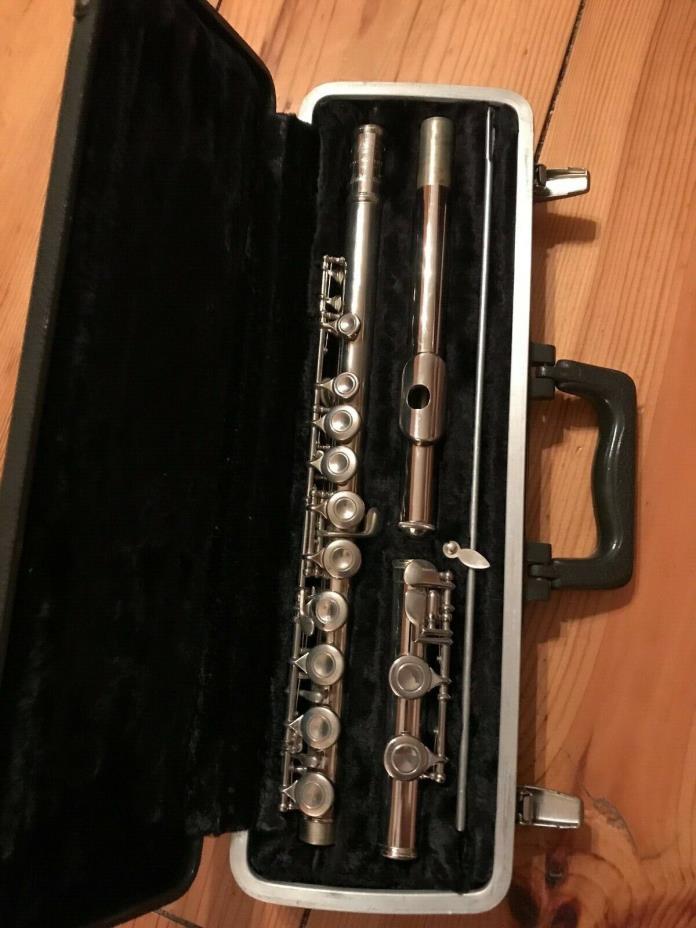 Used Buescher Aristocrat Flute with Case - 3055 Repaired and Ready