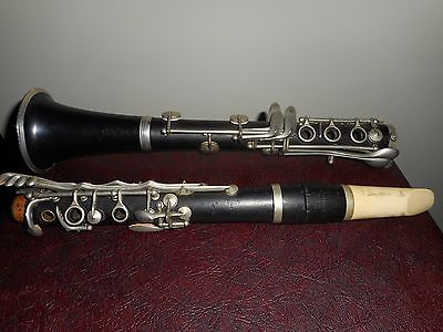 Antique Wooden Clarinet EXCELSIOR SONOROUS CLASS HAWKES & SON LONDON, circa 1923