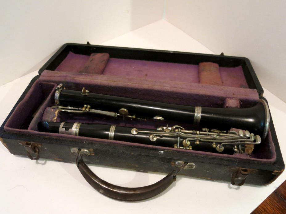 Vintage Hard Plastic Clarinet 
