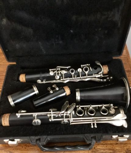 VINTAGE 1969 SELMER USA 1400 CLARINET BAND INSTRUMENT ORIGINAL HARD CASE