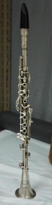 VINTAGE SILVER PEERLESS CLARINET !     Y358