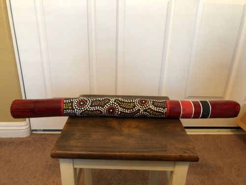 Handmade Didgeridoo 25 inch painted