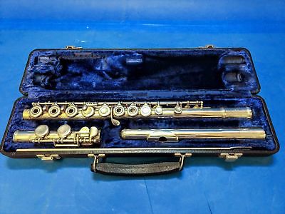 Armstrong 303 Silver Flute Open Hole Comes With Original Case