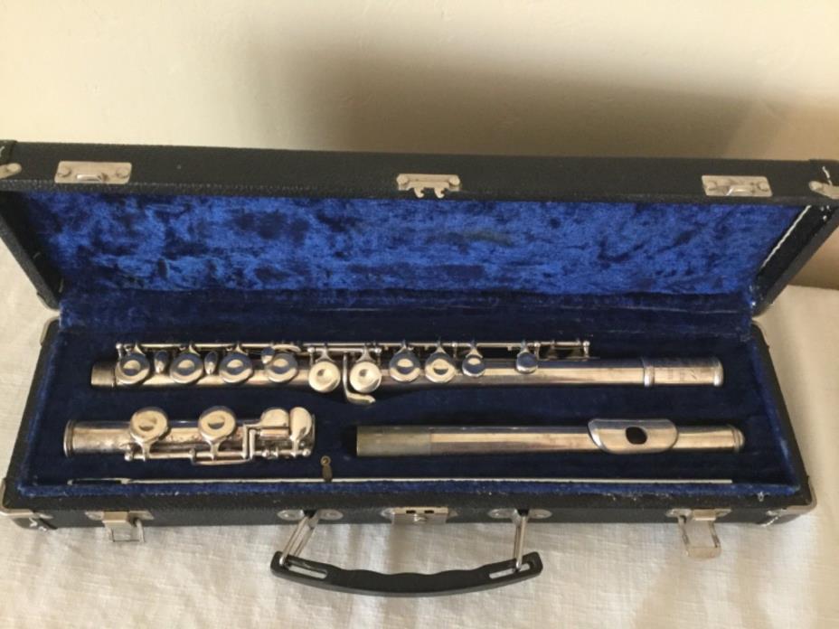 Schmoller & Mueller S8M Used Student Flute #22476 with Hard Leather Case