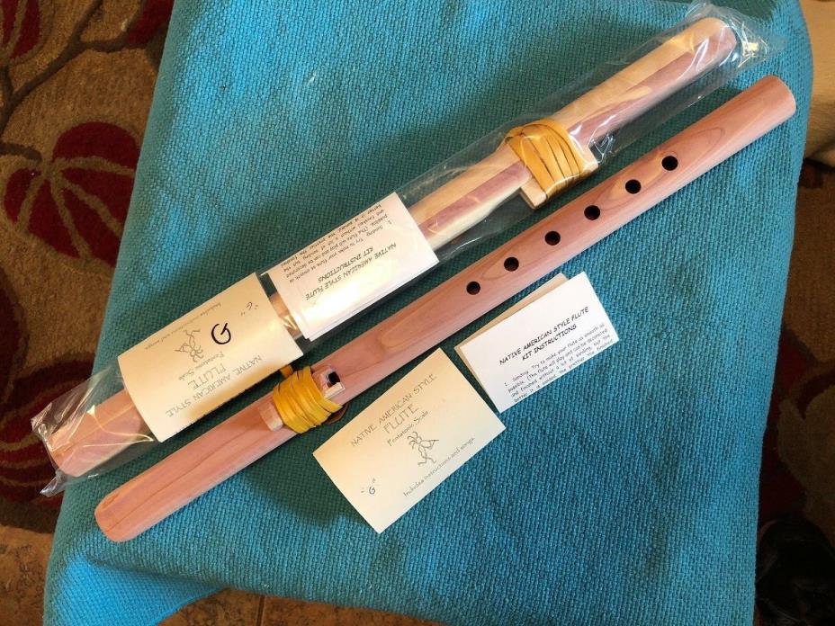Cedar Wooden Flute Kit-You finish your style G Instructions included Custom