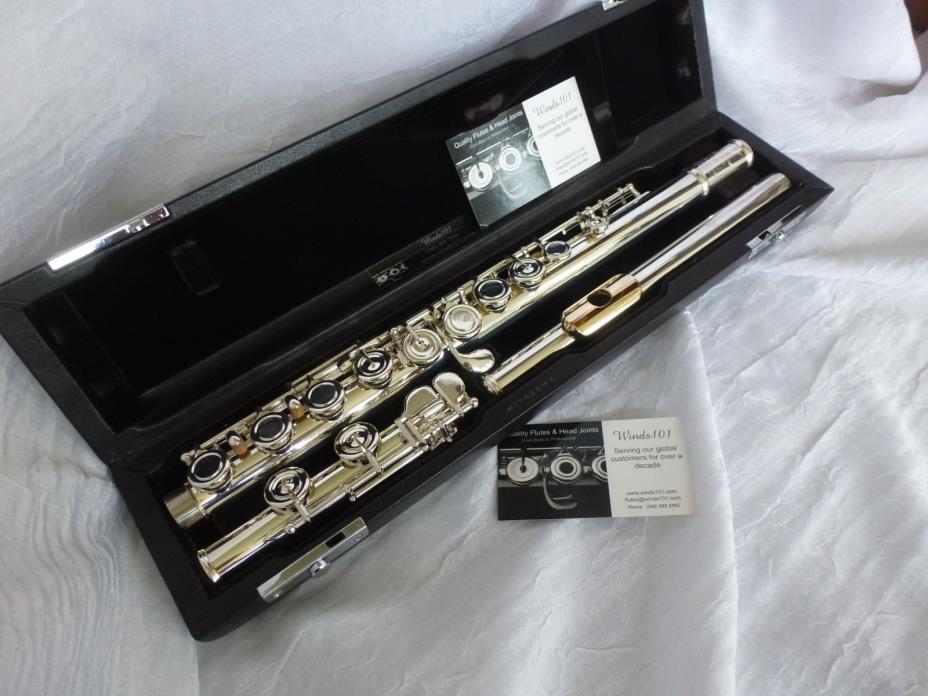 Miyazawa Prof. Flute  *Solid 9kt Lip Plate & Riser * Minty Mint