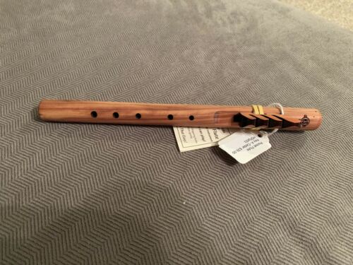 High Spirits Native American Cedar Pocket Flute Brand New With Tags