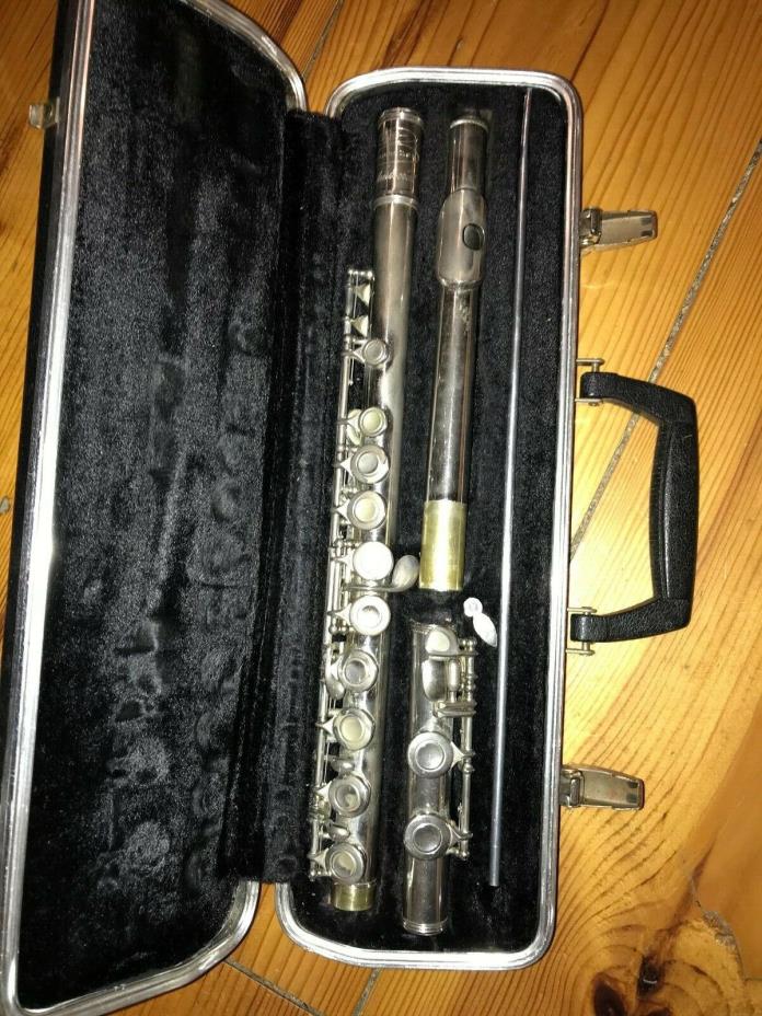 Used Buescher Aristocrat Flute with Case - 5531 Repaired and Ready