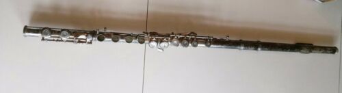 Belcrest Flute Nickel Plated For Parts or Repair~No Case