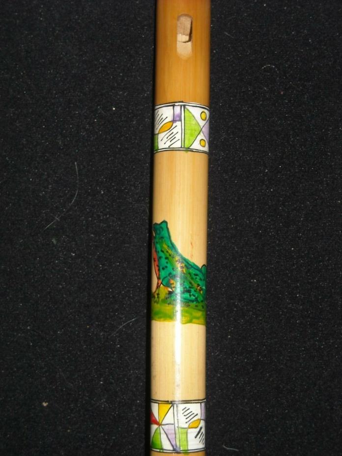 VINTAGE Artisan Bamboo Flute From Peru, Hand Made,NEW