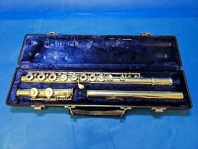 Gemeinhardt 3SH Flute C Foot Silver Head Comes With Original Case