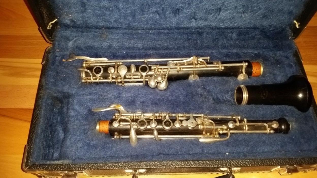 USED Pan American OBOE w/ELKHART INDIANA with case