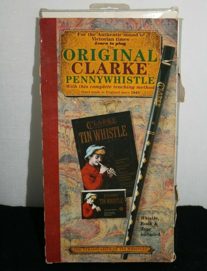 NEW ORIGINAL CLARKE PENNYWHISTLE KEY OF D WITH COMPLETE TEACHING METHOD