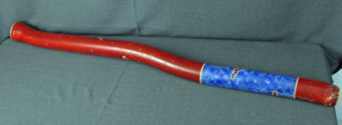 Didjeridu / Didjeridoo - Red with ornate design wrap - 46.5