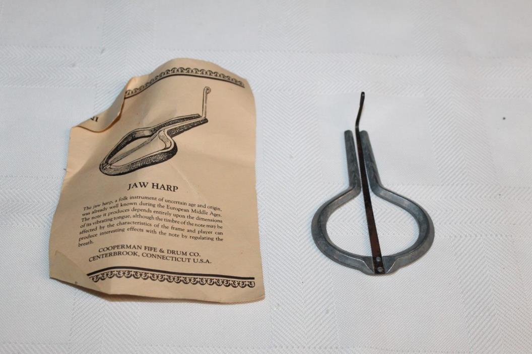 Cooperman Fife and Drum Company Jaw Harp