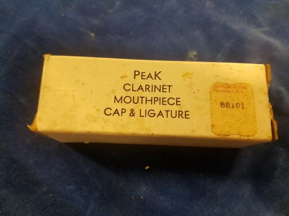 Vintage NOS Peak Clarinet Mouthpiece Kit (C16-1-A)