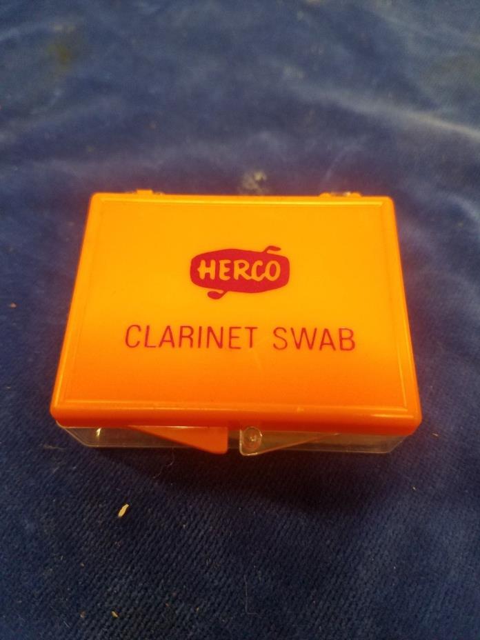 Vintage NOS HERCO Clarinet Swab Cleaning Kit (C16-1-A)